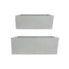 Amfa Trough Planters - Set Of 2 - Grey -Plant potted plants Amfa Trough Planters Set of 2 Grey