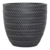 Angle Couple Plant Pot - Anthracite -Plant potted plants Angle Couple Plant Pot Anthracite