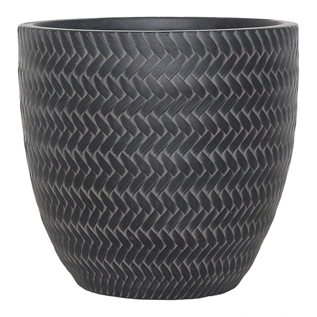 Angle Couple Plant Pot - Anthracite 3 Angle Couple Plant Pot - Anthracite