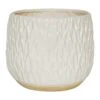 Arles Leaf Plant Pot - White -Plant potted plants Arles Leaf Plant Pot White