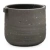 Aurora Terrazzo Handle Plant Pot - Slate -Plant potted plants Aurora Terrazzo Handle Plant Pot Slate 22 x 21cm