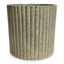 Azalea Ribbed Plant Pot - Speckled Green Stone 15 Azalea Ribbed Plant Pot - Speckled Green Stone -Plant potted plants Azalea Ribbed Plant Pot Speckled Green Stone 20x20cm