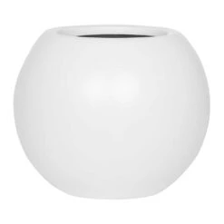 Beth Essentials Ball Plant Pot - Matt White -Plant potted plants Beth Ball Plant Pot Matt White Medium