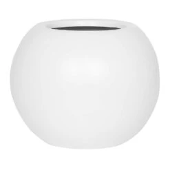 Beth Essentials Ball Plant Pot - Matt White