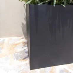 Block Natural Planter - Black -Plant potted plants Block Natural Planter Black 1