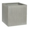 Block Planter - Ridged Cement -Plant potted plants Block Planter Ridged Cement 40x40x40cm