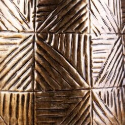 Calvin Metal Plant Pots - Set Of 3 - Matt Gold -Plant potted plants Calvin Metal Plant Pots Set of 3 Matt Gold SWATCH