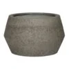 Low Harley Cement & Stone Plant Pot - Granite Grey -Plant potted plants Cement Stone Low Harley Plant Pot Granite Grey 37x24cm