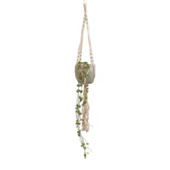 Macrame Hanging Plant Pot -Plant potted plants Ceropegia woodii String of Hearts 10x20cm Macrame Hanging Plant Pot 12x10cm 2 5060628a 2d2e 4eae 852d 2589e83c0a60