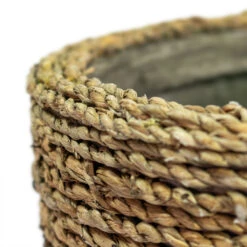Cody Plant Pot - Straw Grass -Plant potted plants Cody Plant Pot Straw Grass Close Up