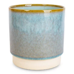 Copenhagen Plant Pot - Aqua -Plant potted plants Copenhagen Plant Pot Aqua 15.5x16cm