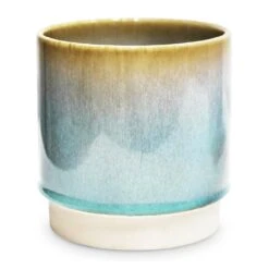 Copenhagen Plant Pot - Aqua -Plant potted plants Copenhagen Plant Pot Aqua 18.5 x 19.5cm
