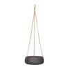 Eileen Hanging Plant Bowl - Black Washed -Plant potted plants Eileen Hanging Plant Bowl Black Washed Medium