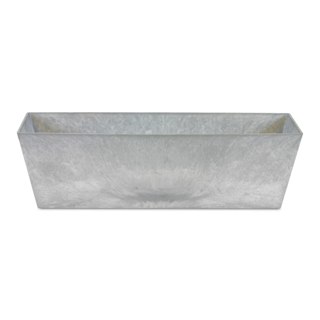 Ella Artstone Balcony Trough Planter - Grey 5 Ella Artstone Balcony Trough Planter - Grey - Image 3