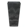 Ella Artstone Tall Planter - Black 1 Ella Artstone Tall Planter - Black -Plant potted plants Ella Artstone Tall Planter Black 40x40x90cm