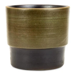 Erik Plant Pot - Dark Olive 14 Erik Plant Pot - Dark Olive -Plant potted plants Erik Plant Pot Olive 20x18cm