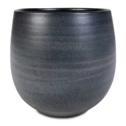 Esra Plant Pot - Graphite -Plant potted plants Esra Plant Pot Graphite 22x20cm
