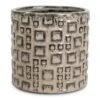 Fiene Plant Pot - Grey -Plant potted plants Fiene Plant Pot Grey 14x14cm