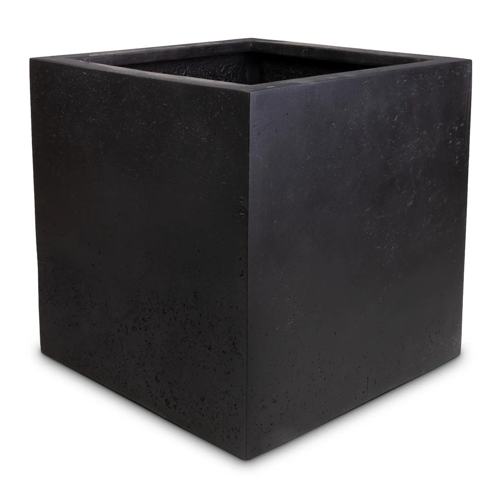Grigio Cube Planter - Anthracite Concrete 9 Grigio Cube Planter - Anthracite Concrete - Image 7
