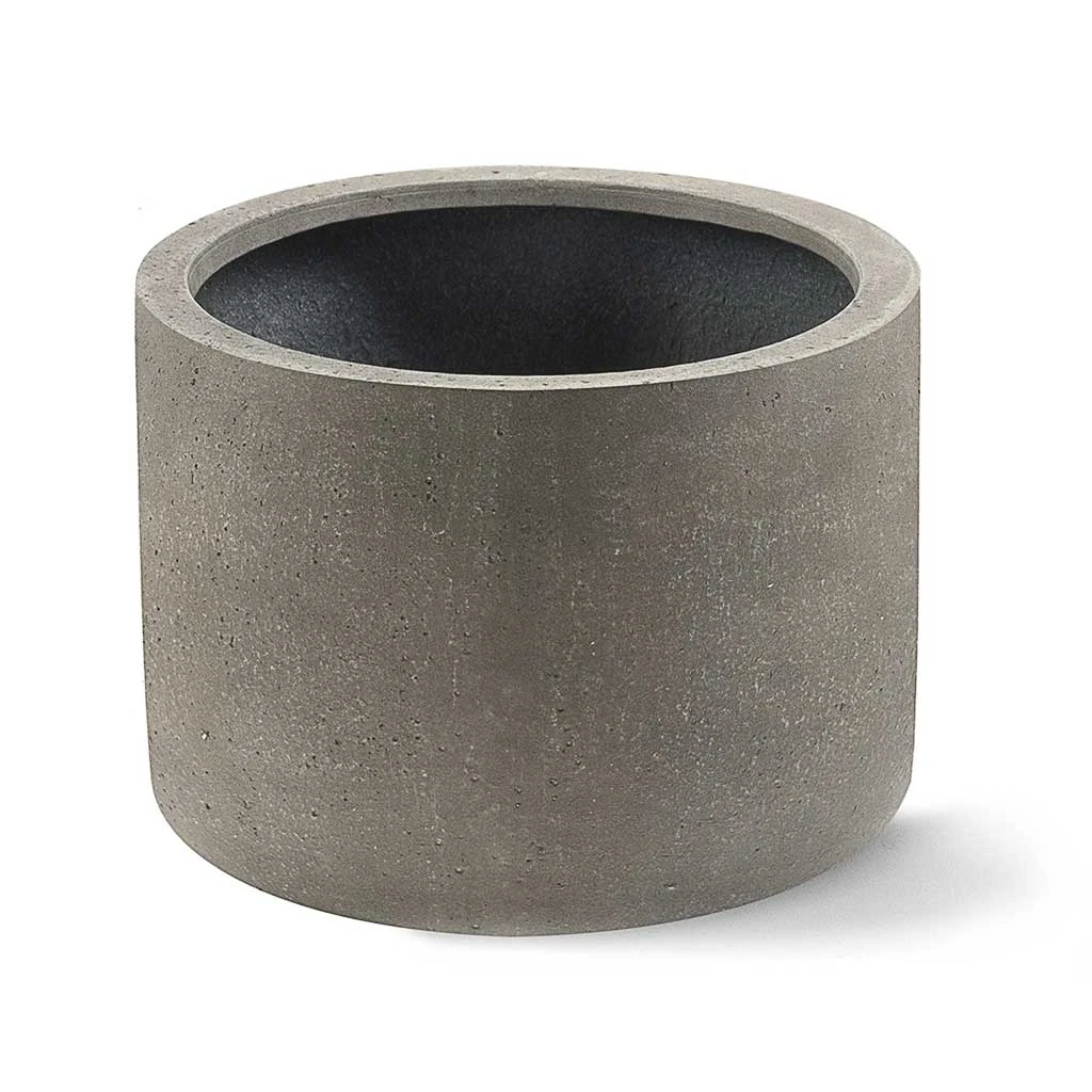 Grigio Cylinder Planter - Natural Concrete 3 Grigio Cylinder Planter - Natural Concrete