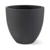 Grigio Egg Pot Planter - Anthracite Concrete -Plant potted plants Grigio Egg Pot Planter Anthracite Concrete