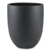 Grigio Tall Egg Pot Planter - Anthracite Concrete -Plant potted plants Grigio Tall Egg Pot Planter Anthracite Concrete 30x35cm