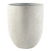 Grigio Tall Egg Pot Planter - Antique White Concrete 2 Grigio Tall Egg Pot Planter - Antique White Concrete -Plant potted plants Grigio Tall Egg Pot Planter Antique White Concrete 30x35cm