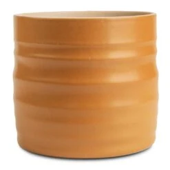 Hadleigh Plant Pot - Amber 14 Hadleigh Plant Pot - Amber -Plant potted plants Hadleigh Plant Pot Amber 14x13cm