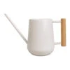 Indoor Watering Can 0.7L - Stone With Beech Handle -Plant potted plants Indoor Watering Can 0.7L Stone with Beech Handle