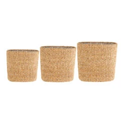 Isaac Plant Baskets - Set Of 3 - Oval - Natural