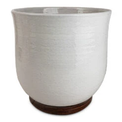 Jayla Plant Pot - White -Plant potted plants Jayla Plant Pot White 27x25cm