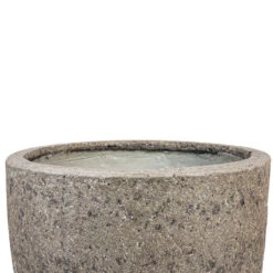 Jesslyn Cement & Stone Plant Pot - Granite Grey -Plant potted plants Jesslyn Cement Stone Plant Pot Granite Grey 33x29cm 2