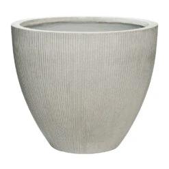 Jesslyn Plant Pot - Ridged Cement -Plant potted plants Jesslyn Plant Pot Ridged Cement 51x43cm
