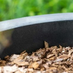 Jumbo Max Natural Planter - Black -Plant potted plants Jumbo Max Natural Planter Black Rim