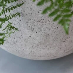 Jumbo Orb Planter - Stone Washed -Plant potted plants Jumbo Orb Planter Stone Washed Close Up Indoor
