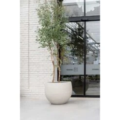 Jumbo Orb Planter - Stone Washed -Plant potted plants Jumbo Orb Planter Stone Washed Garden Tree