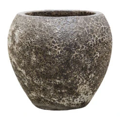 Lava Balloon Relic Planter - Black -Plant potted plants Lava Balloon Relic Planter Black 54x50cm