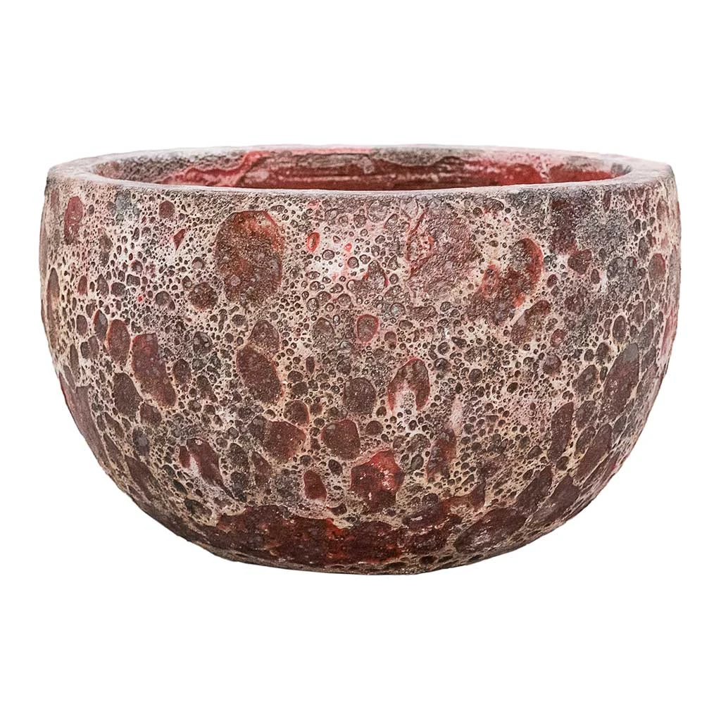 Lava Bowl Relic Planter - Pink 3 Lava Bowl Relic Planter - Pink