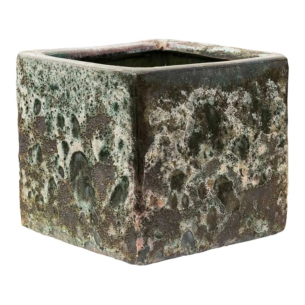Lava Cube Relic Planter - Jade 6 Lava Cube Relic Planter - Jade - Image 4