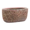 Lava Oval Relic Plant Bowl - Pink -Plant potted plants Lava Oval Relic Plant Bowl Pink 31x18x15cm