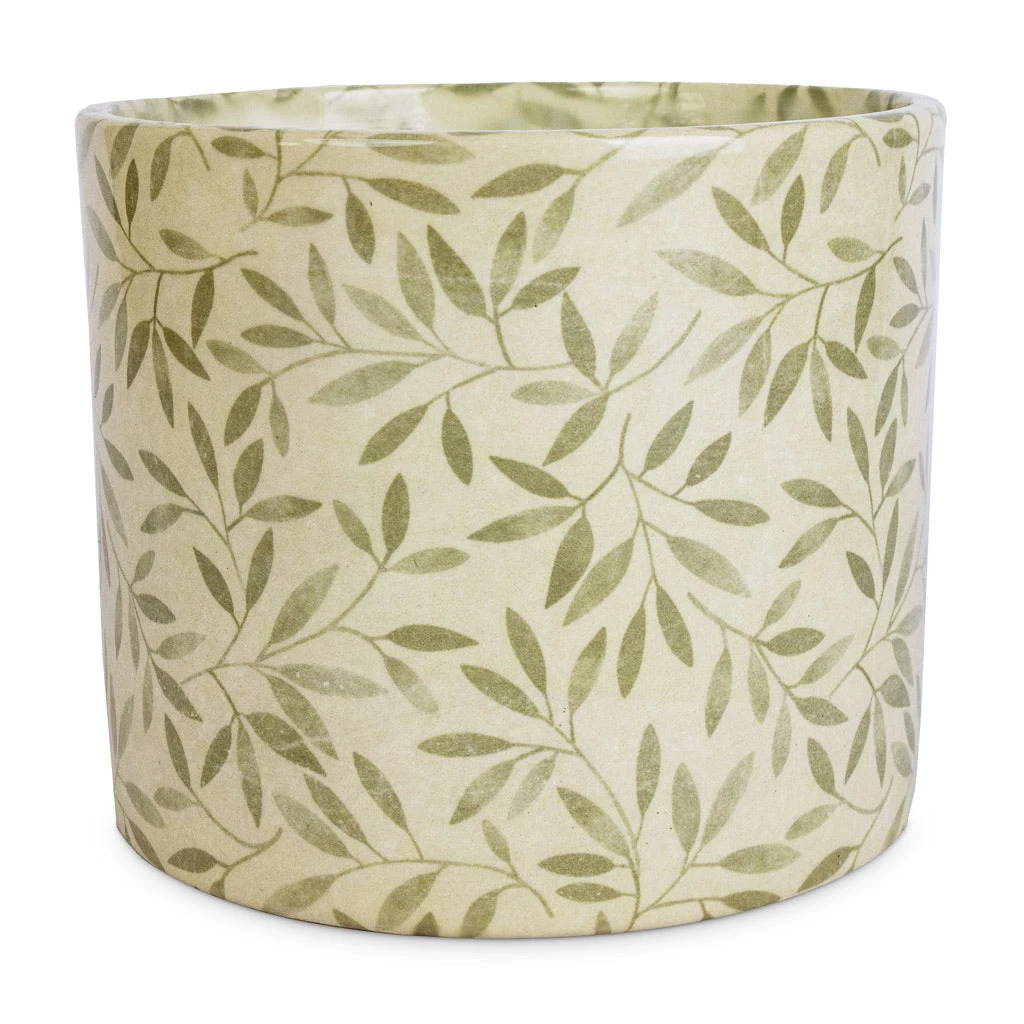 Lazzaro Plant Pot - Sage Foliage 3 Lazzaro Plant Pot - Sage Foliage