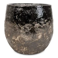 Lindy Plant Pot - Black -Plant potted plants Lindy Plant Pot Black 23x20cm