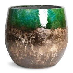 Lindy Plant Pot - Black Green -Plant potted plants Lindy Plant Pot Black Green 30x25 1