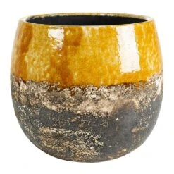 Lindy Plant Pot - Ochre -Plant potted plants Lindy Plant Pot Ochre
