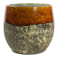 Lindy Plant Pot - Ochre -Plant potted plants Lindy Plant Pot Ochre 30cm New