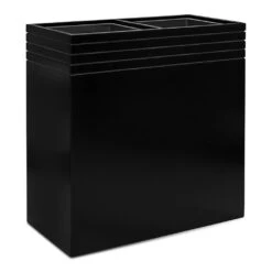 Line-Up Rectangle Planter - Matt Black -Plant potted plants Line Up Rectangle Planter Matt Black 74x38x75cm