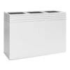 Line-Up Rectangle Planter - Matt White -Plant potted plants Line Up Rectangle Planter Matt White 110x38x75cm