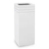 Line-Up Tall Square Planter - Matt White -Plant potted plants Line Up Tall Square Planter Matt White 30x30x75cm