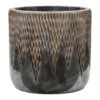 Luxe Lite Comet Cylinder Planter - Bronze -Plant potted plants Luxe Lite Comet Cylinder Planter Bronze Large