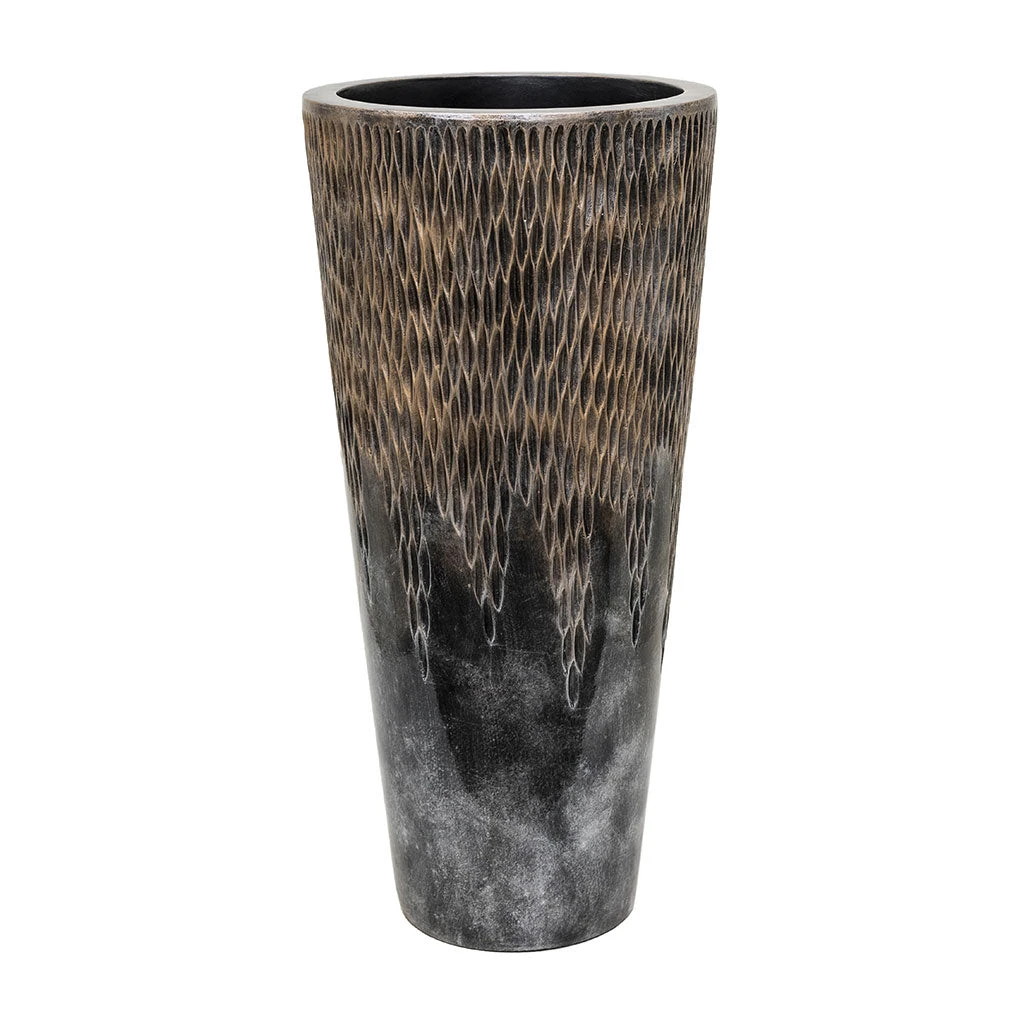 Luxe Lite Comet Straight Partner Planter - Bronze 3 Luxe Lite Comet Straight Partner Planter - Bronze